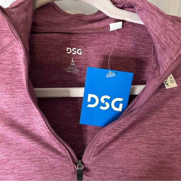 DSG Women's Burgundy Quarter-Zip Sweater - Picture 3 of 4